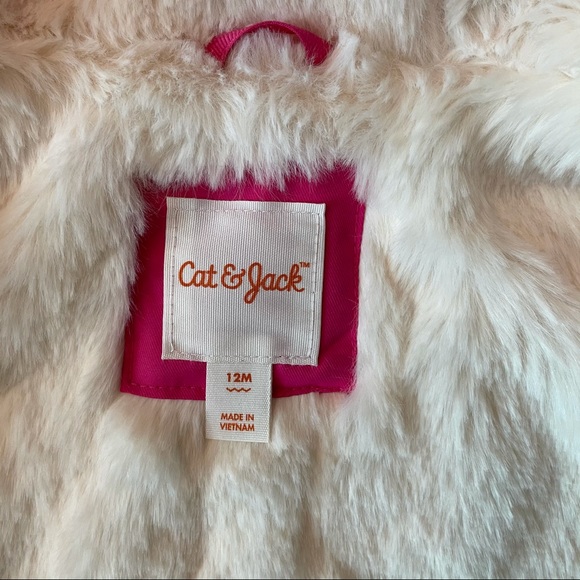 Cat & Jack Pink Outerwear Coat - Picture 6 of 8